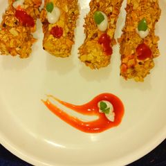 A picture of Paneer fingers.