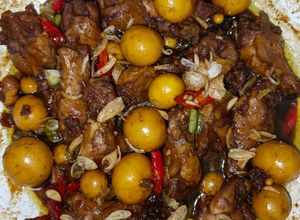 Foto resep Uritan (Telur Muda) & Ayam Masak Kecap