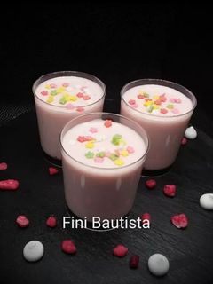 Una foto de Petit suisse de fresa