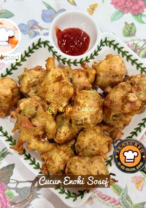 Gambar 👩‍🍳Cucur Enoki Sosej