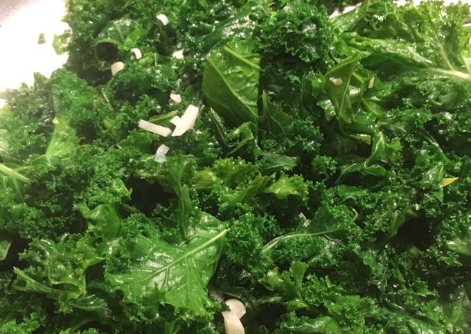 Sautéed garlic kale