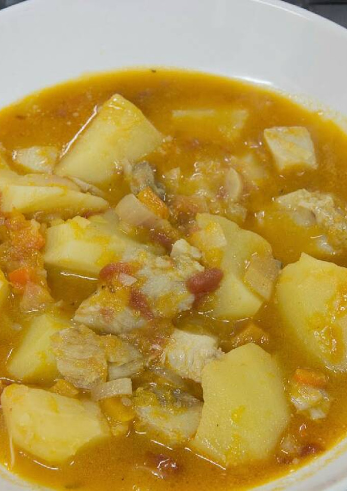 Una foto de Patatas guisadas con bacalao