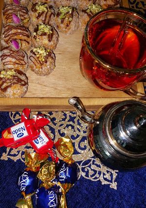عکسی از دستور دسر کدوحلوایی با بیسکویت پتی بور