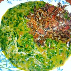 A picture of Mrenda With Fried Omena.