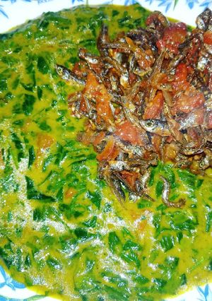 A picture of Mrenda With Fried Omena.