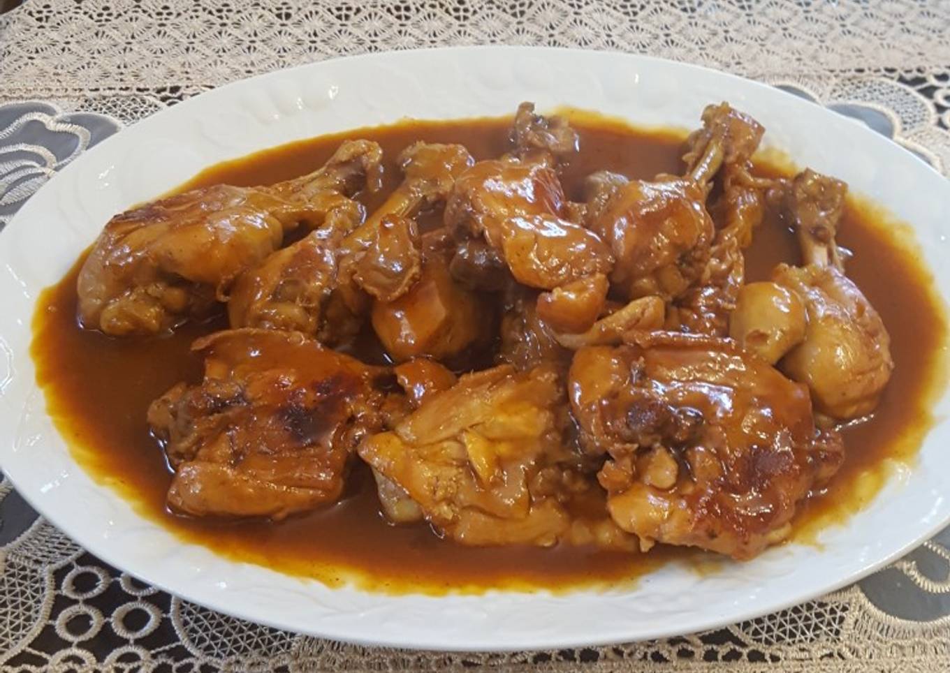 Pollo con BBQ