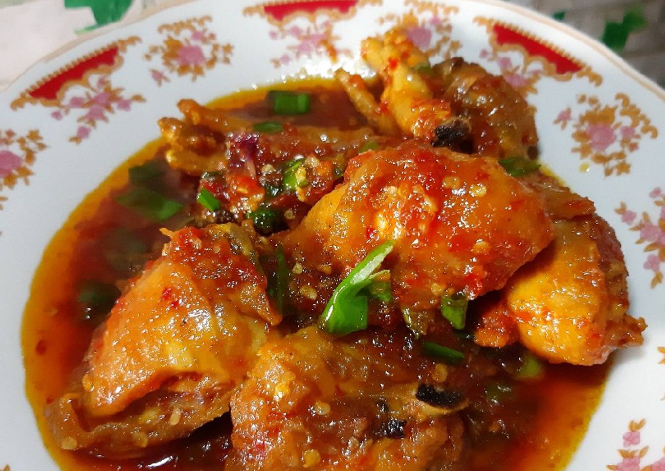 Ayam balado pedas manis