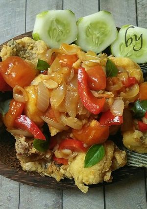Foto resep Gurami goreng tepung saos asam manis