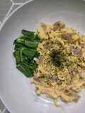 Mie Carbonara (Pasta) + Pokcoy