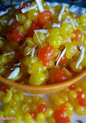 A picture of Sweet Boondi.