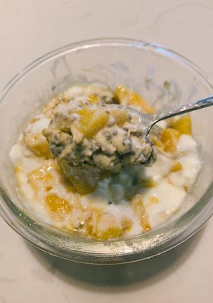 Hình của món Overnight Oat.