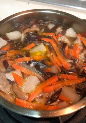 蔬菜肉羹湯 的食譜成品照片