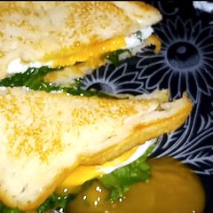 Porched Egg Sandwich A picture of Porched Egg Sandwich.