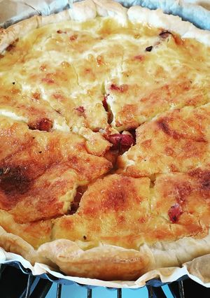 Une photo de Quiche pas vraiment Lorraine