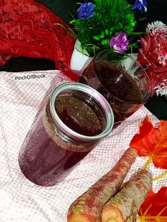 गाजर चुकंदर की कांजी(gajar chukander ki kanji recipe in hindi) रेसिपी मुख्य फोटो