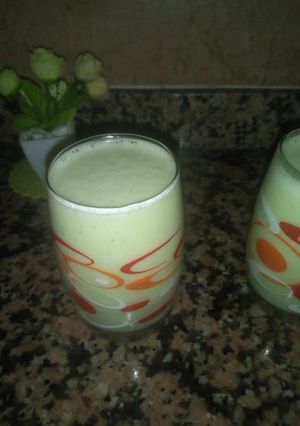 صورة لوصفة عصير القرع الأخضر