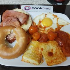 A picture of My Sunday breakfast.