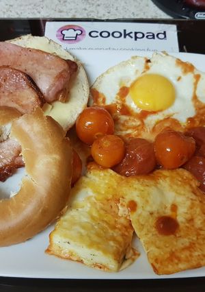 A picture of My Sunday breakfast.