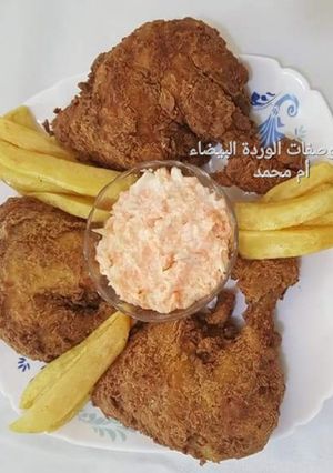 صورة لوصفة بروستد بطريقة مميزة ومضمونة 👍