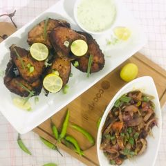 A picture of Fried fish.