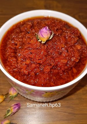 عکسی از دستور مربای به باعطر بهارنارنج🌺