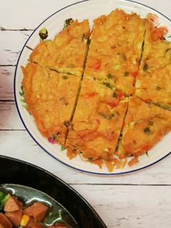 Foto resep Telur Dadar Sayur