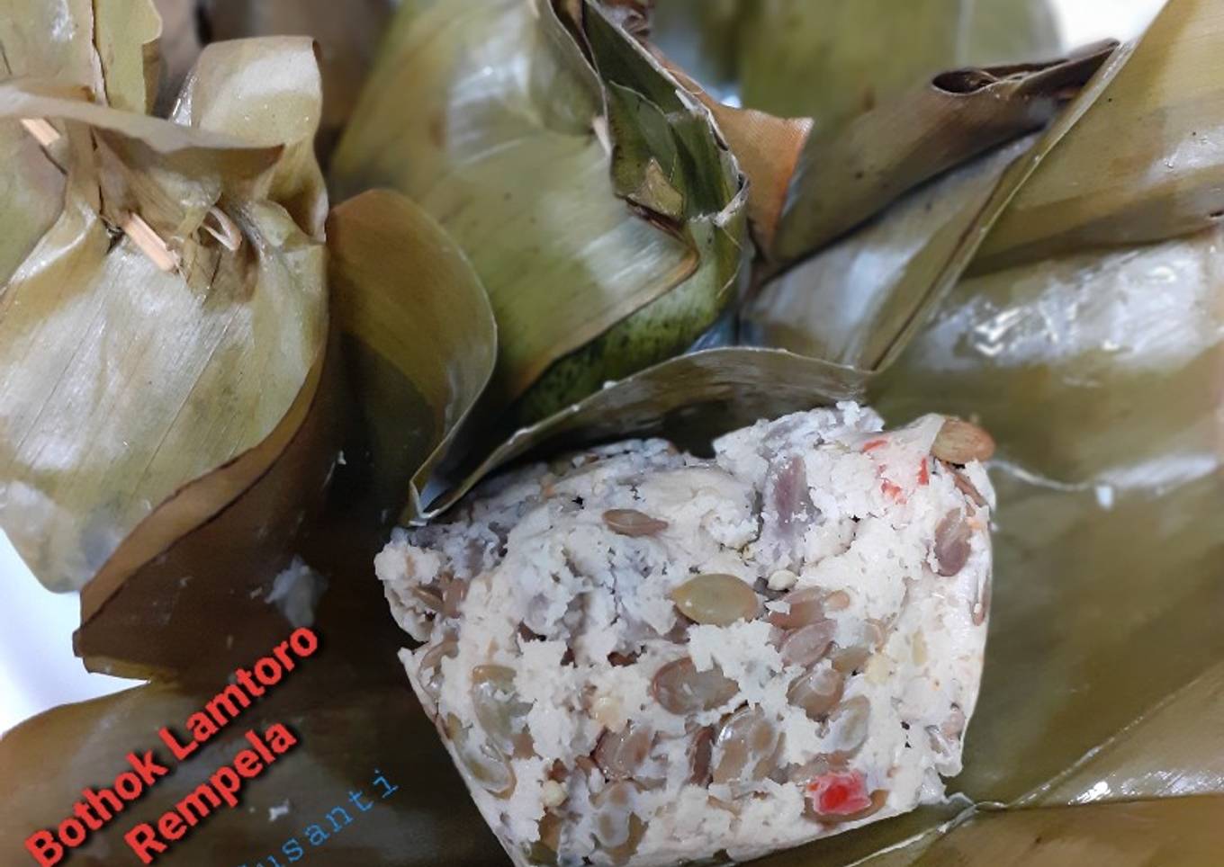 54.Bothok Lamtoro Dengan Kelapa Kering Instan