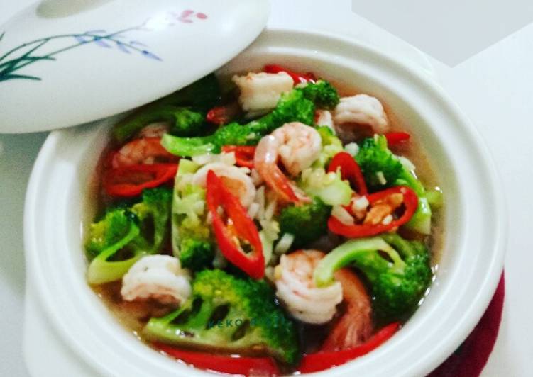 Tumis Brokoli Udang