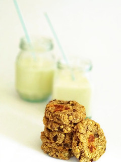 Una foto de Galletas de avena, plátano y coco