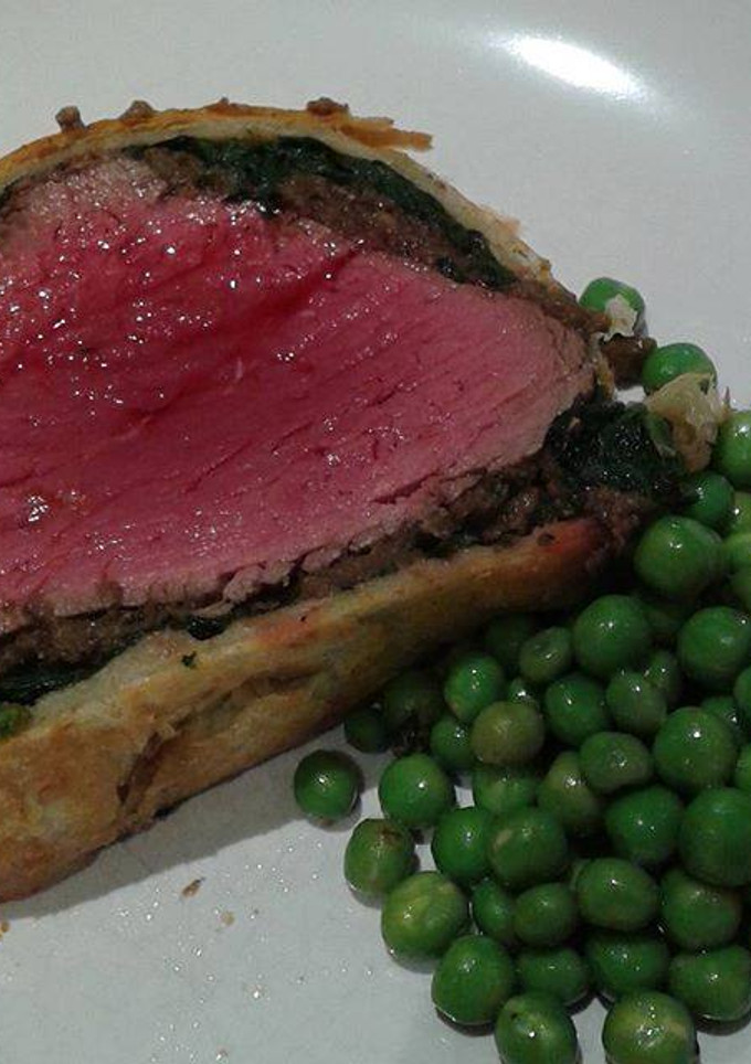Una foto de Beef Wellington