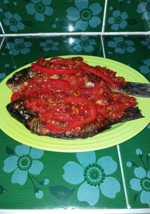 Foto resep Ikan mas di sambelin