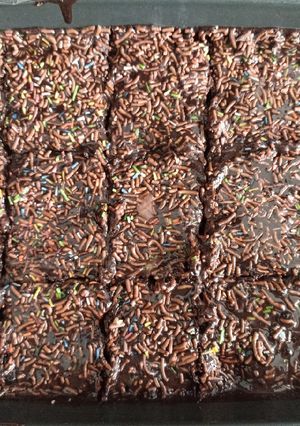 A picture of Brigadeiro cake.