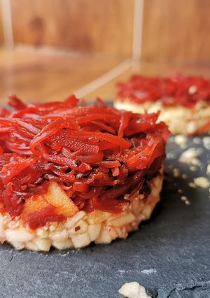Una foto de Tartar de remolacha