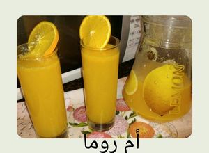 صورة لوصفة عصير برتقال بطريقة لذيذة 😋
