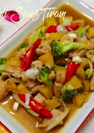 Foto resep Ayam Brokoli Saus Tiram ala Kiena