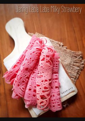 Foto resep Jaring Laba-Laba Milky Strawberry