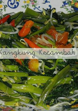 Foto resep Tumis Kangkung Kecambah Simple
