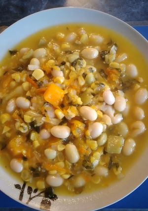 Una foto de Porotos granados