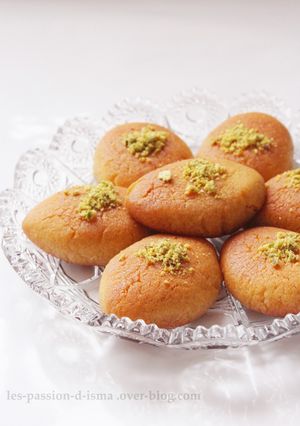 A picture of HALVA BISCUITS SOAKED IN SYRUP:.