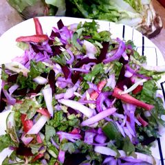 A picture of Colourful salad.
