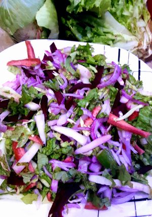 A picture of Colourful salad.