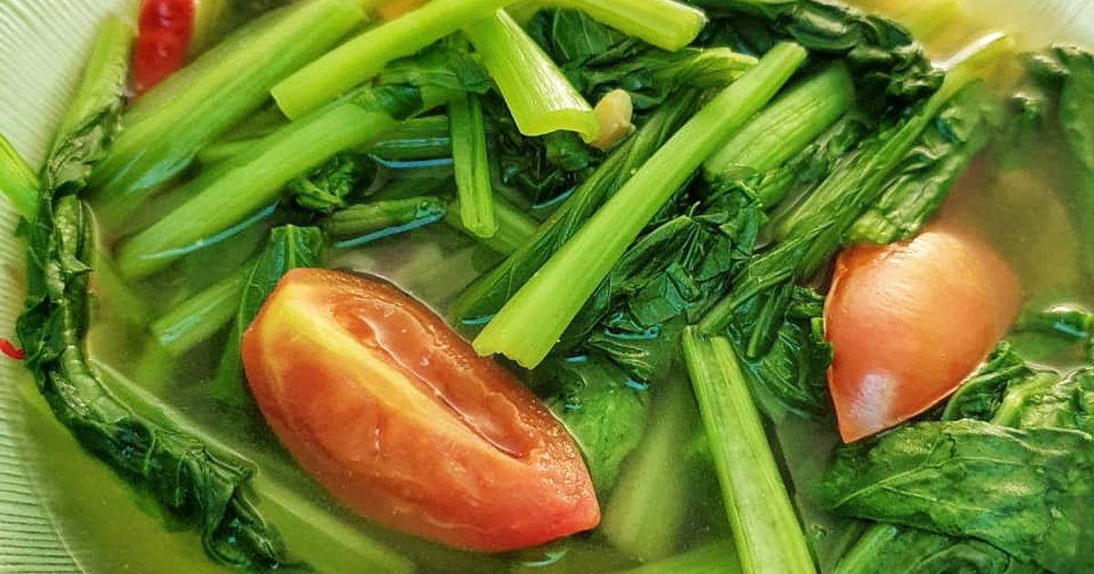 580 resep sayur bening sawi enak dan sederhana - Cookpad