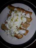 Flautas de papa y chorizo