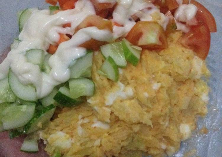 Resep Salad kentang telur Enak