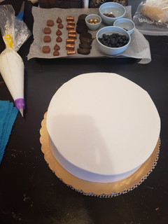 Una foto de Frosting de almendra