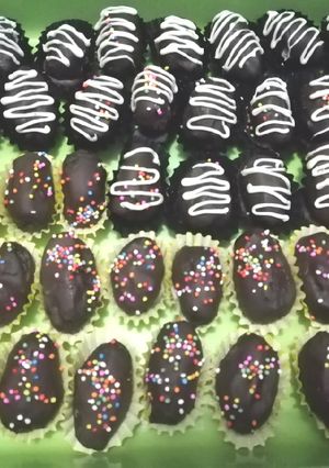 Foto resep Kurma Mete Lapis Coklat