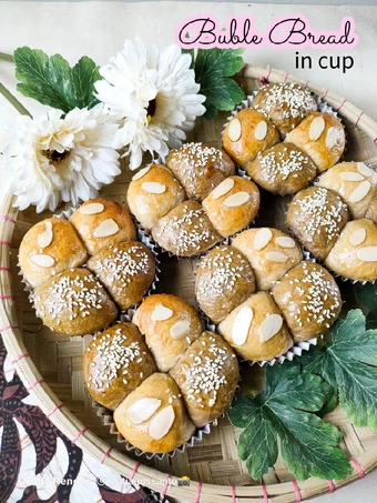 Langkah Gampang Menyiapkan Resep Chocolate Chigiri / Bubble Bread in cup (408) yang Lezat Anti Ribet, Sempurna