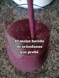 Batido de Arándanos y Yogurt