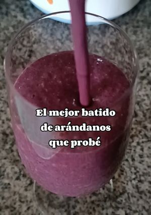 Una foto de Batido de Arándanos y Yogurt