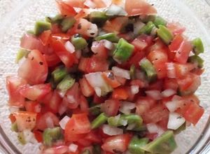 Una foto de Ensalada a la mexicana